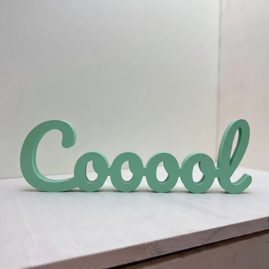 Coooool - Mot 3D à poser — Mot décoratif à poser