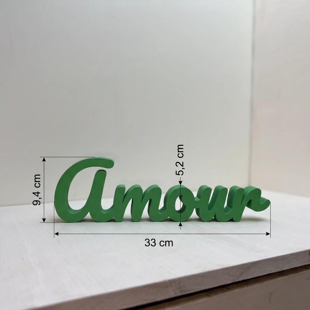 Amour - Mot 3D à poser — Mot décoratif à poser (3)