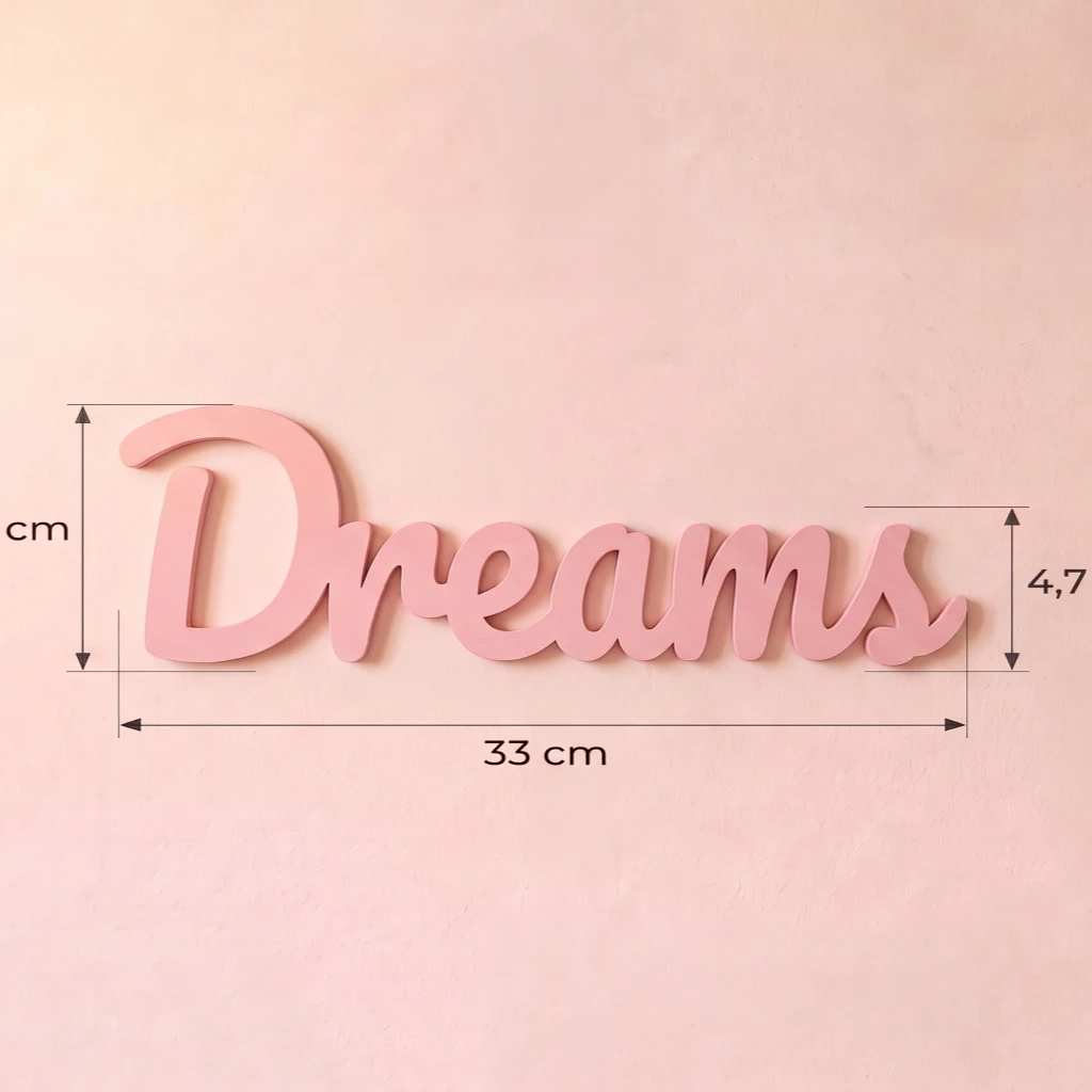 Dreams - Décoration murale — Mot décoratif mural (3)