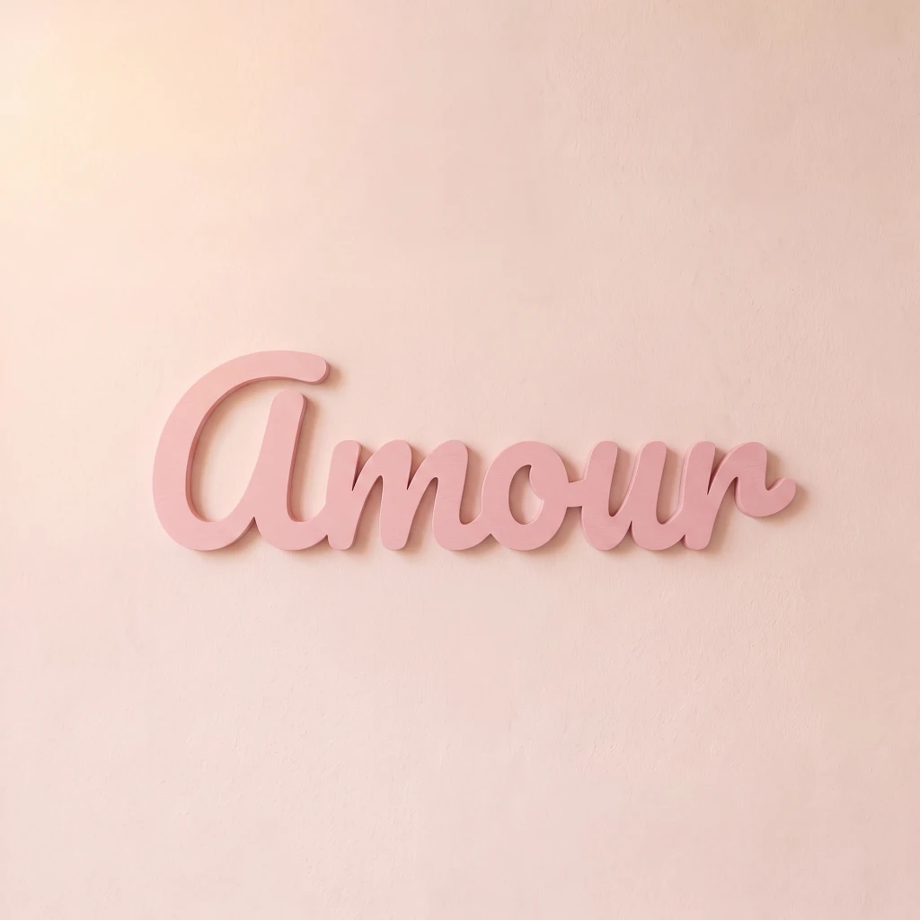 Amour - Déco murale — Mot décoratif mural