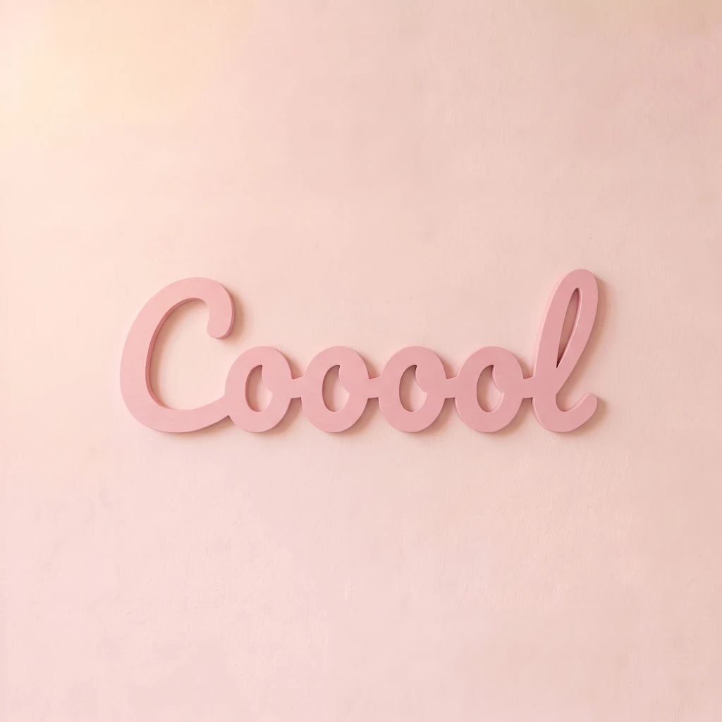 Coooool - Décoration murale — Mot décoratif mural