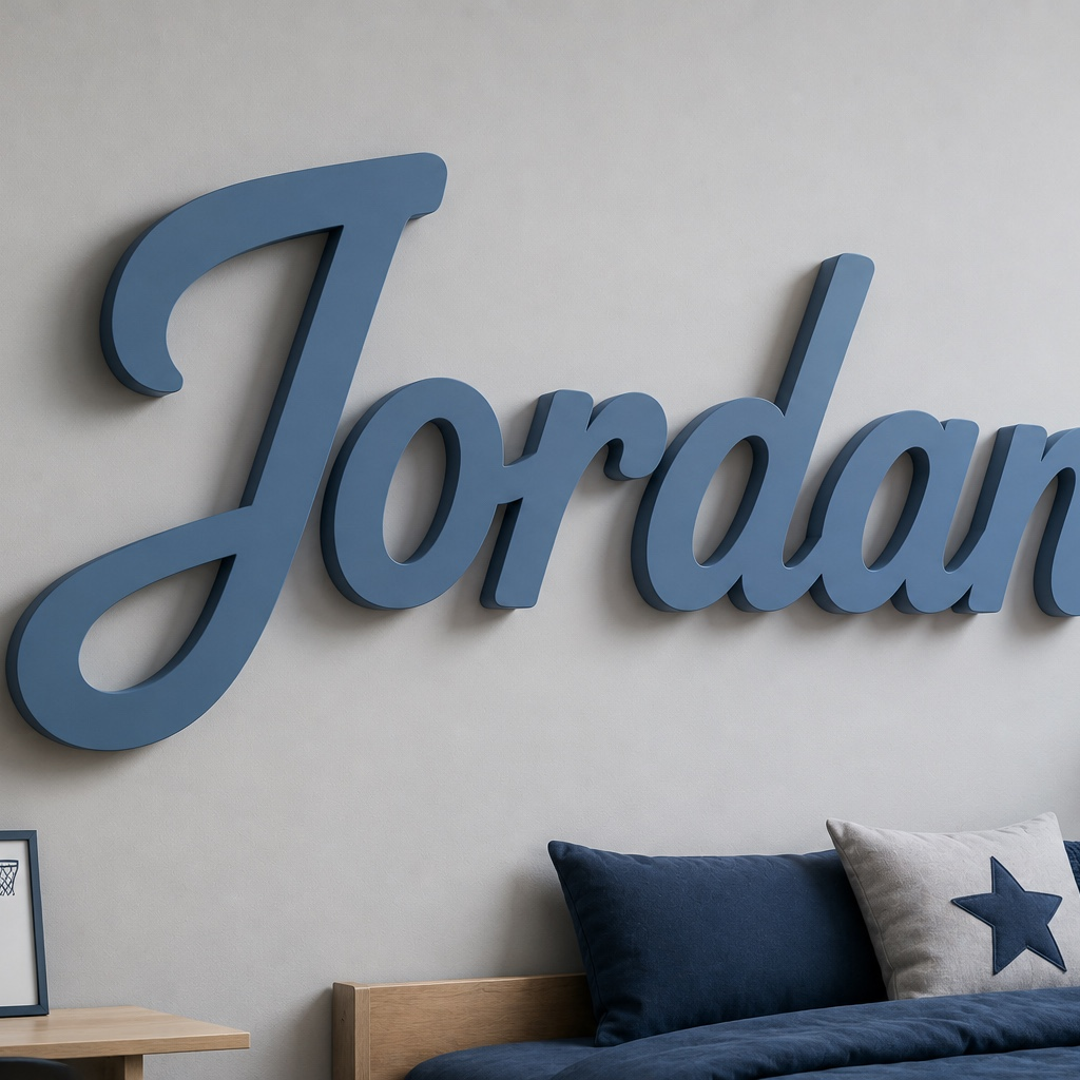 Décoration lumineuse Home sur une étagère