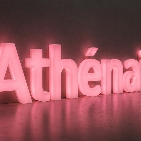 Prénom mural Athénaïs