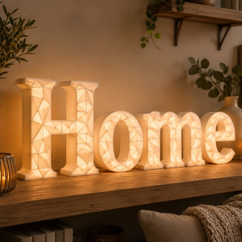 Mot lumineux Home