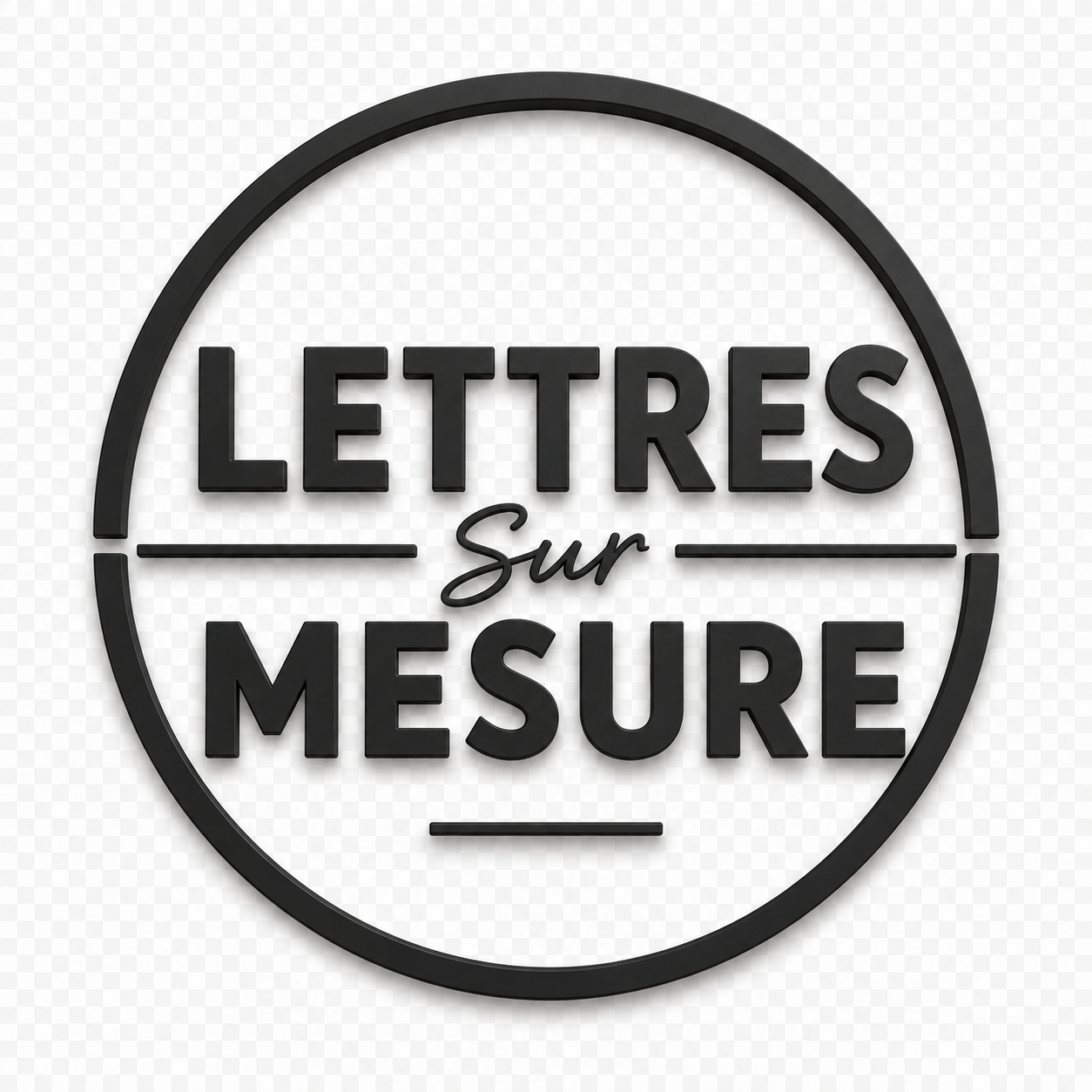 Lettres Sur Mesure